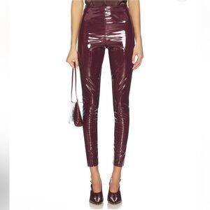 Commando Glossy Burgundy Leggings